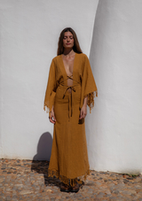 ELARA DRESS- INCA GOLD