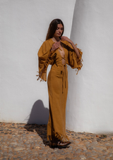 ELARA DRESS- INCA GOLD