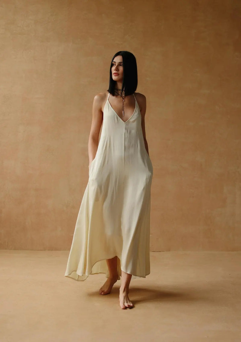 JAYA MAXI DRESS - NATURAL