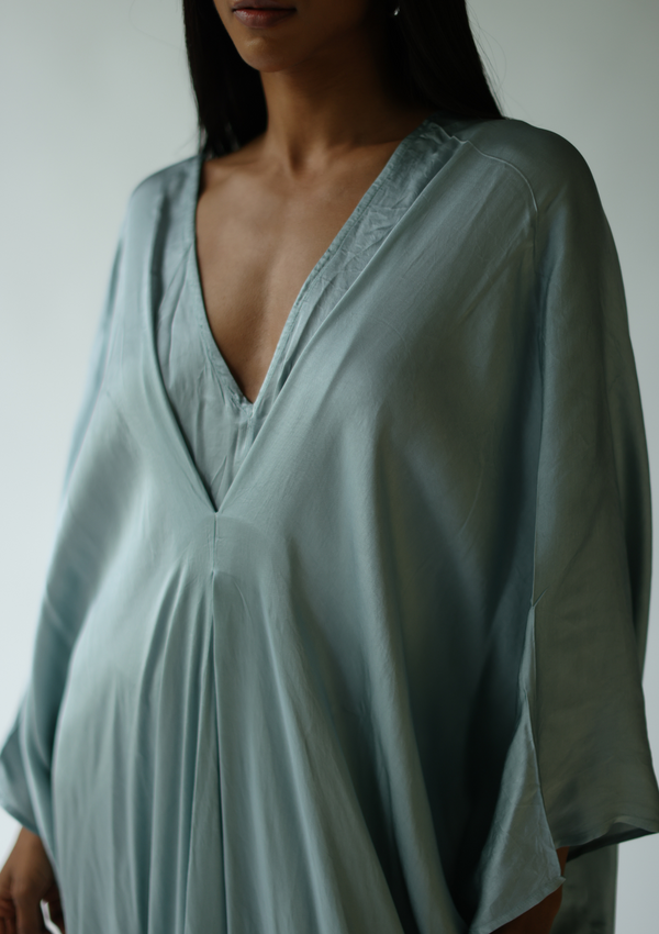 SUDI KAFTAN - SILVER BLUE