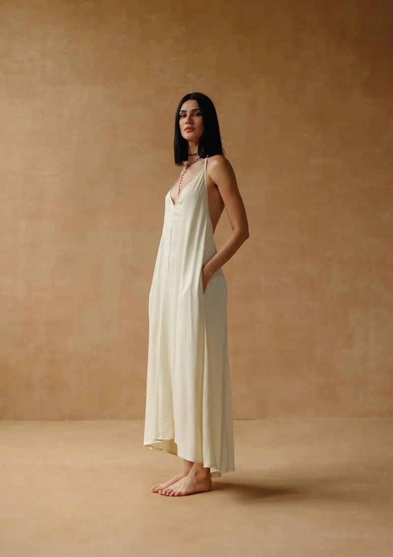 JAYA MAXI DRESS - NATURAL