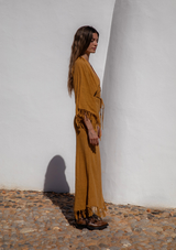 ELARA DRESS- INCA GOLD