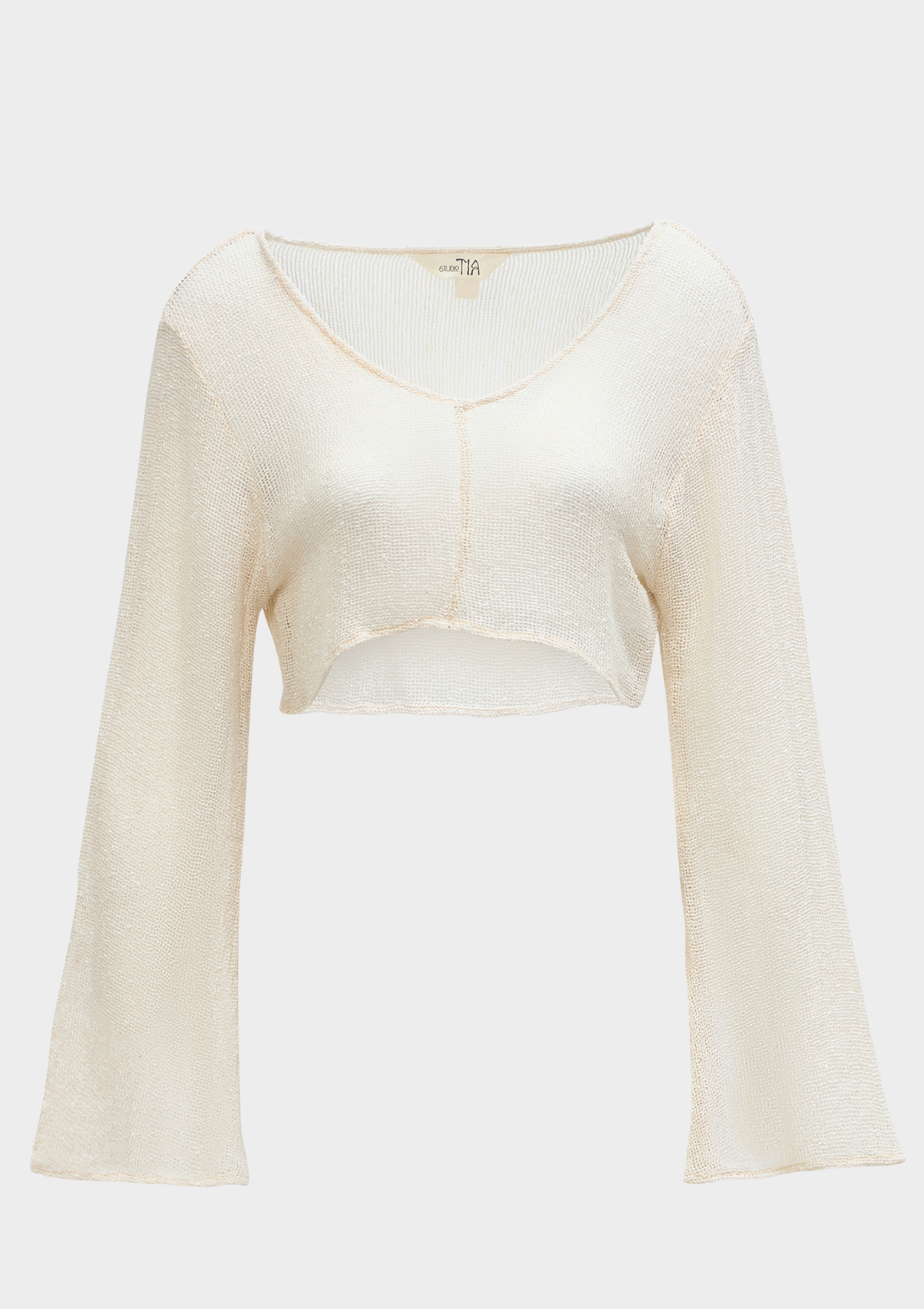 VEDA CROP TOP - NATURAL