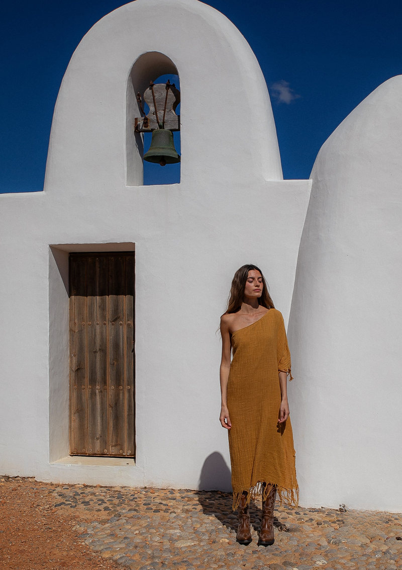 NARAYA DRESS- INCA GOLD