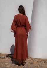 ELARA DRESS- BAKED CLAY