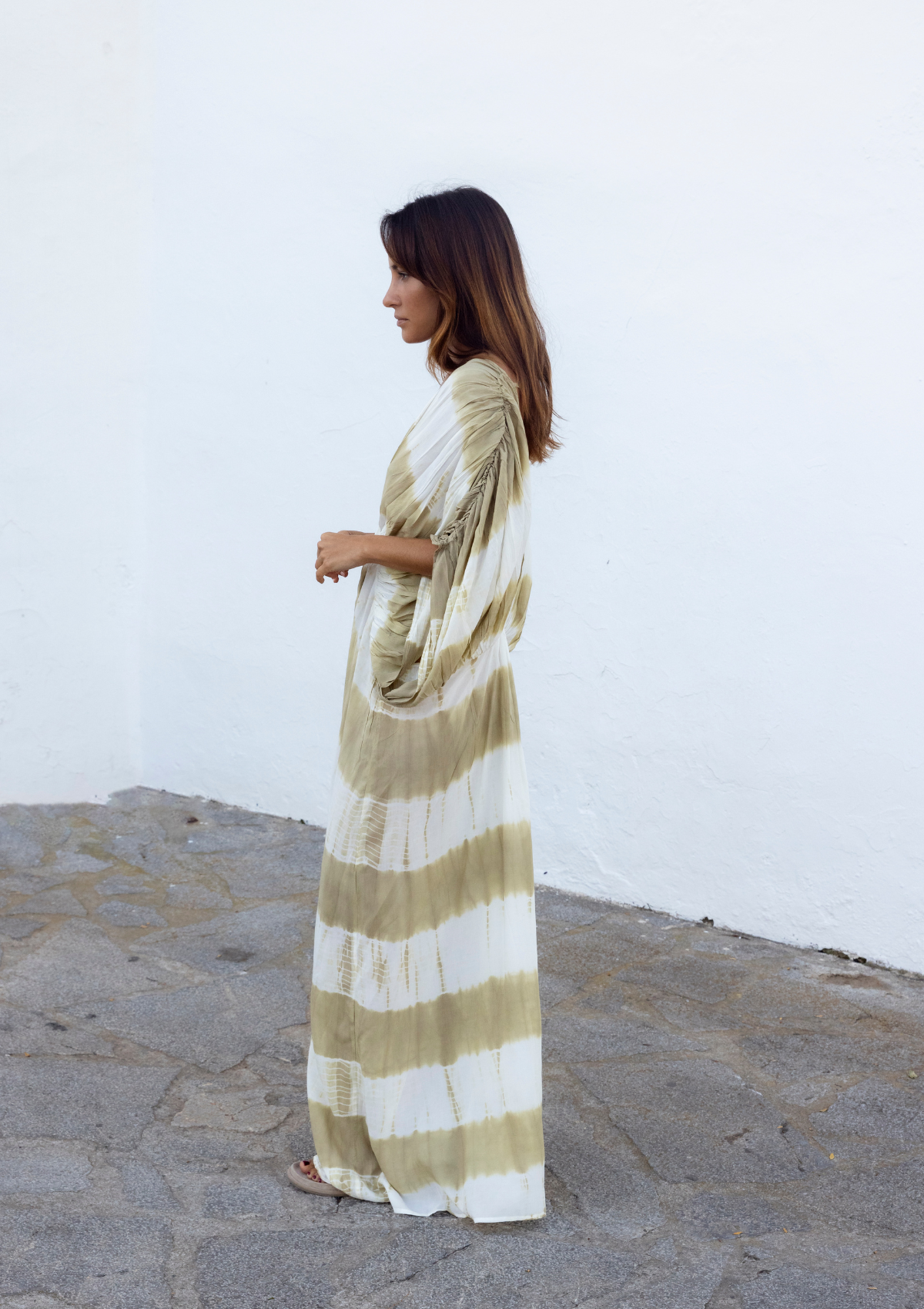 SOLEIL DRESS - KELP TIE-DYE