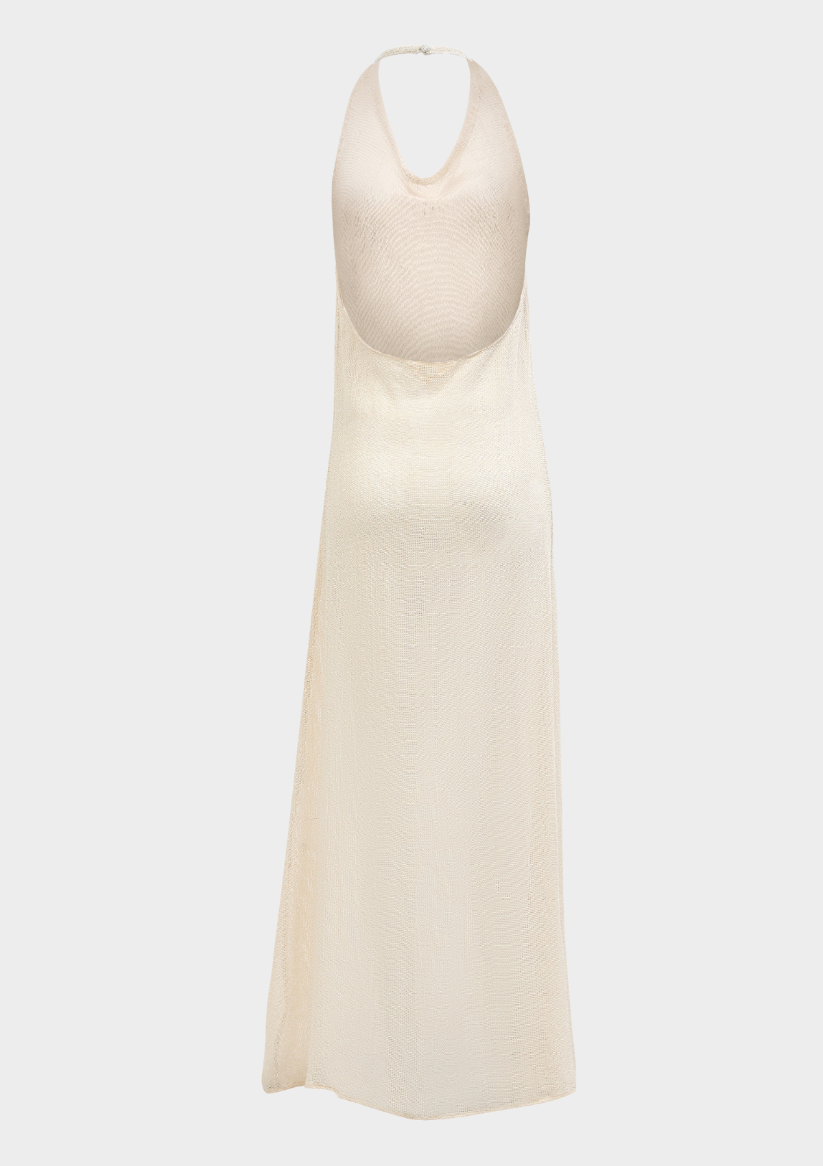 MARA HALTER DRESS- NATURAL