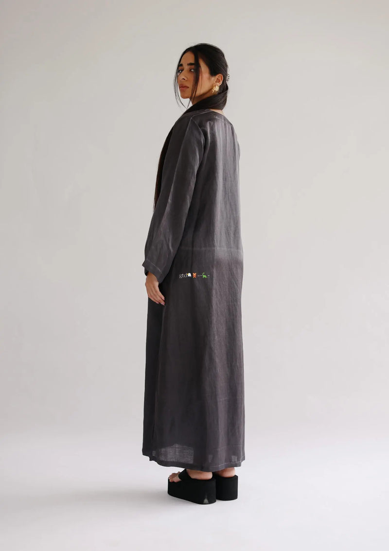 SATO DRESS- SLATE