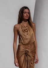 FAYE TOP - GOLDEN BROWN