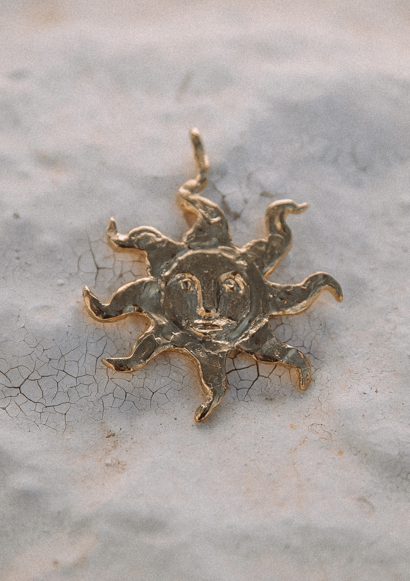 Full Sol Charm -Brass