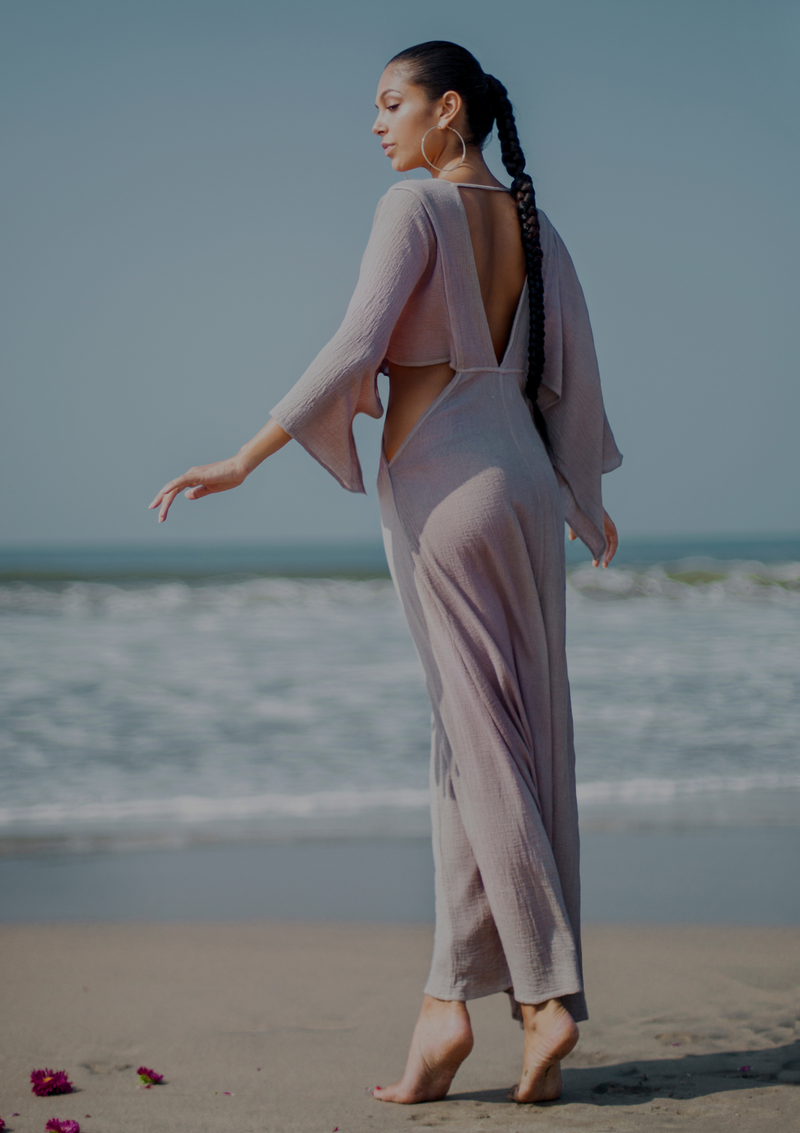 AURORA DRESS - SHADOW GRAY