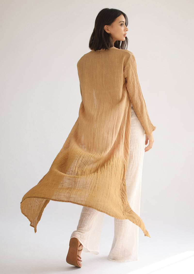 ARIA WRAP DRESS - GOLDEN OMBRE